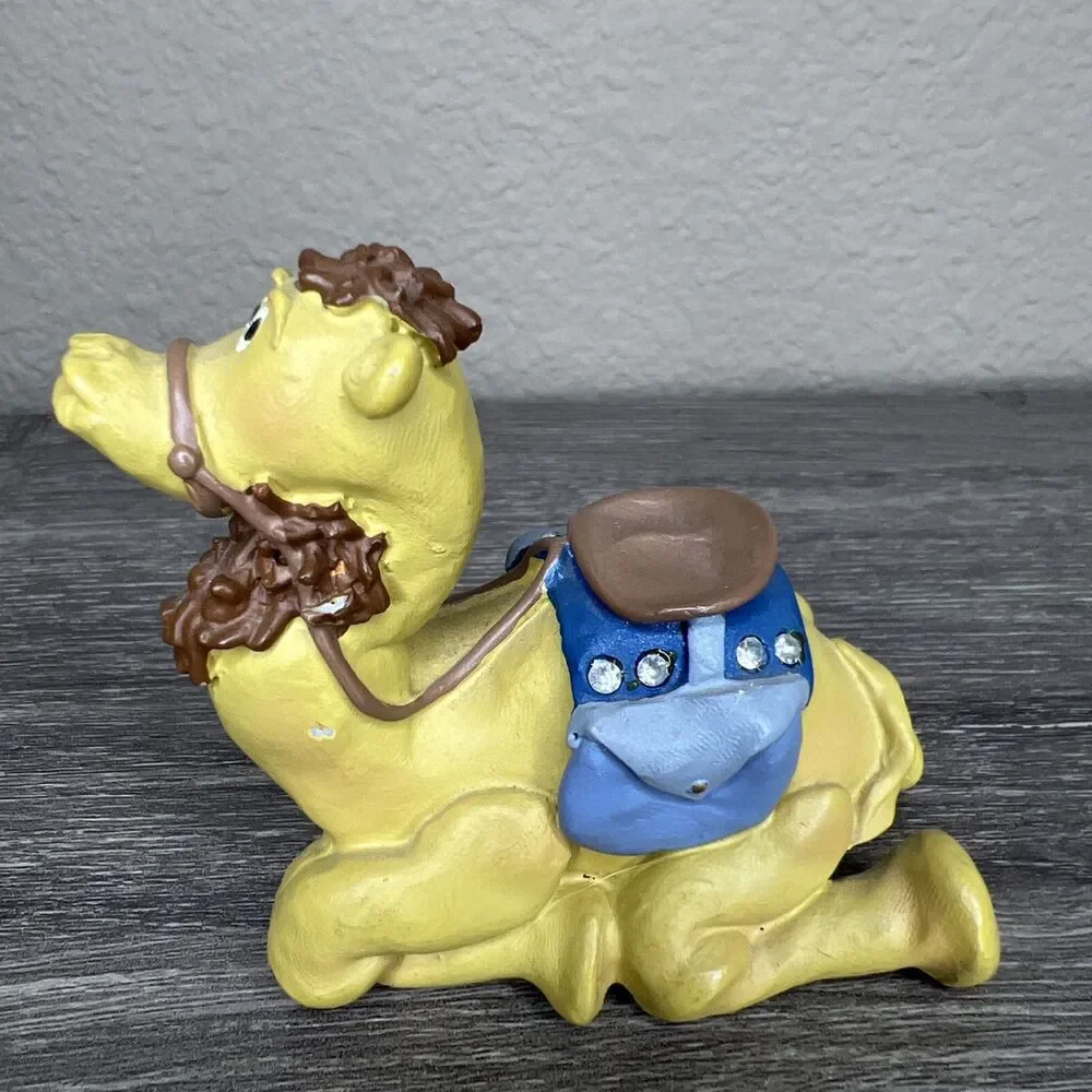 Vintage Russ Berrie Kirks Kritters Nativity Camel And Sheep